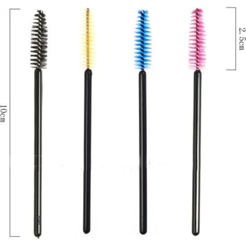 100Pcs/Pack Eyelash Brushes Makeup Brushes Disposable Mascara Wands Applicator Spoolers Eye Lashes Cosmetic Brush Makeup Tools