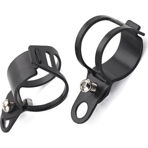 Black Motorcycle Turn Signal Light Holder Metal Relocation Fork Clamps Mount Lamp Mount Bracket For Motorbike Front Fork 2 Pcs