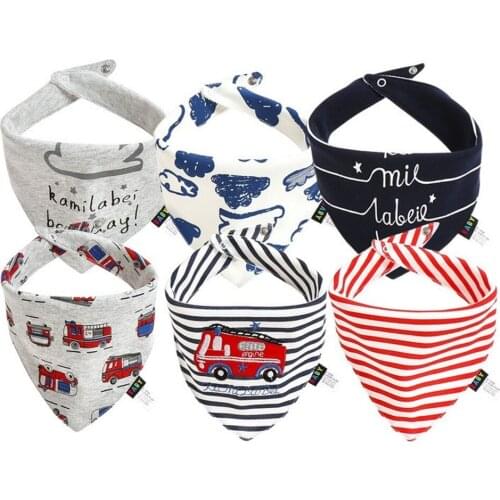 3pcs Organic Cotton Baby Scarf Muslin Burp Cloth Bandana Bibs Newborn Baby Boy Infant Girl Toddler Winter Scarf Waterproof Bib