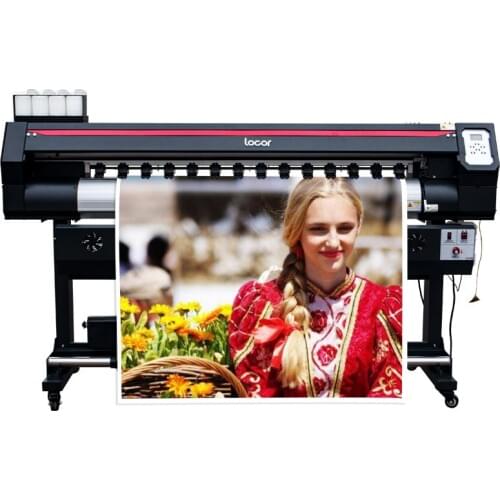 Automatic 1.6M Banner Digital Printing Machine Cmyk Outdoor Indoor Sign Inkjet Printer 160Cm Eco Solvent Printer