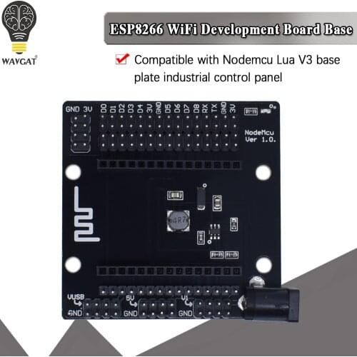 WAVGAT NodeMcu Node MCU Base ESP8266 Testing DIY Breadboard Basics Tester suitable for NodeMcu V3