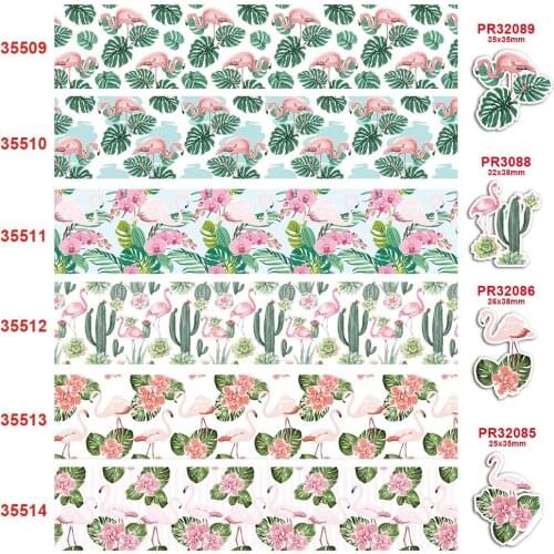 Free shipping 50 yard per size cartoon ribbon printed grosgrain ribbon 35509