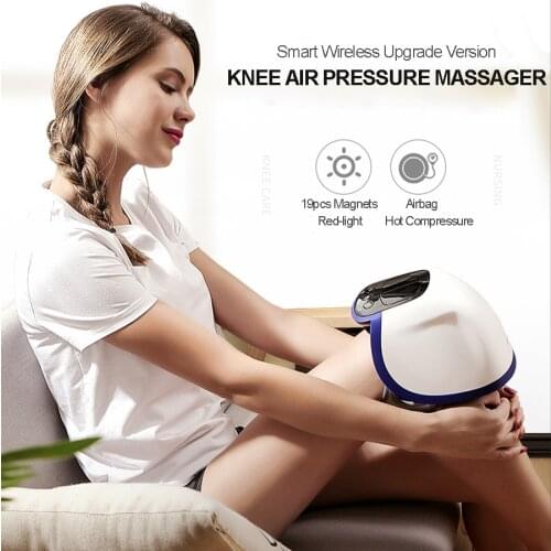 Wireless Knee Massager Multi-frequency Vibrating Relax Infrared Magnet Hot Compress Shoulder Elbow Air Pressure Joint Therapy