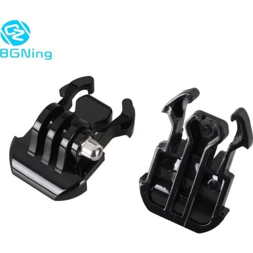 BGNing 2pcs Camera Quick-Release Helmet Mount Base Adapter Buckle J-hook For Gopro HD Hero 8/7/6/5/4/3+/3