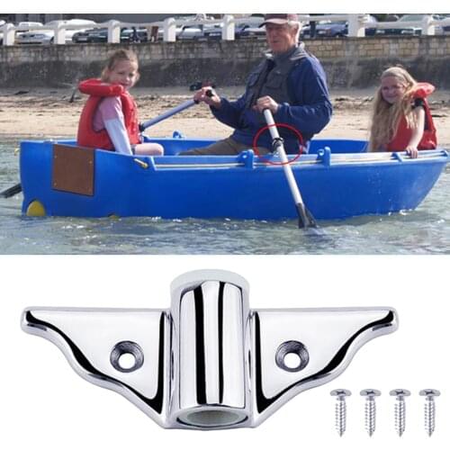Stainless Steel Side Mount Rowlock Boat Row Lock Oarlock Support Bracket Oar Sockets Marine Yacht Kayak Canoe Accessories