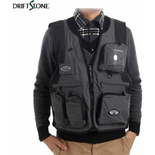 DRIFTSTONE Men's Vests With Pockets