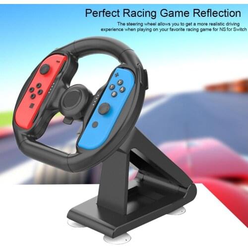 Game Steering Wheel Comfortable Gamepad Steering Wheel Bracket Convenient Steering Wheel Controller for NS for Switch