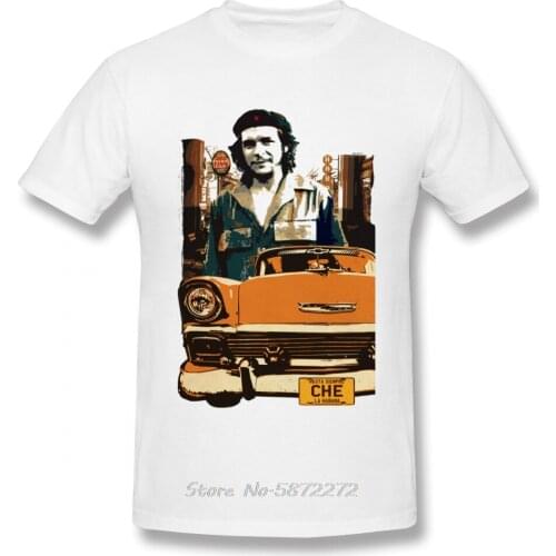 Che Guevara Cuba People Hero T Shirt Men o-Neck T-shirt Hot Sale Funny Cotton Tshirt Hip Hop Tees Harajuku