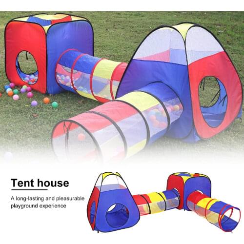 Play House Indoor and Outdoor Easy Folding Ocean Ball Pool Pit Game Tent Play Hut Girls Garden Playhouse Kids Children Toy Tent