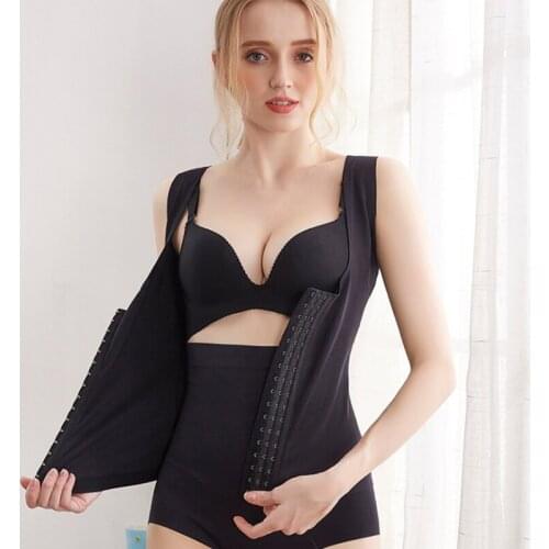 Womens Waist Trainer Cincher Body Shaper Underwear Lingerie Tummy Slim Belt Postpartum Control Underbust Steel Boned Corset