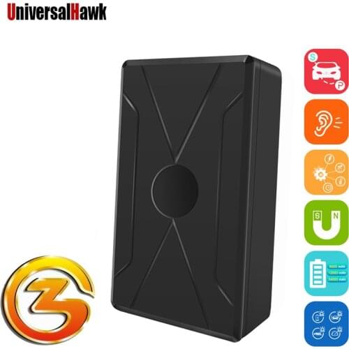 Magnet 2G 3G GPS Tracker Voice Monitor Car Start stop Locator SMS alarm GSM WCDMA tracking Free Web APP 10000mAh 180Days CJ280