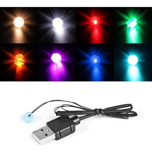 Mini City Street Model Light Building Blocks Toys LED Lamps USB Light-Emitting Classic Brick Building Blocks Accessories