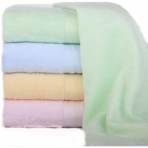 Microfiber Solid 140*70CM Baby Bath Towel Summer Kids Blanket Swimming Stuff For Children