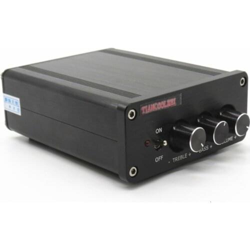 TIANCOOLKEI MS-10D TPA3116 2.0 Adjustable treble bass Hifi Audio Digital Power Amplifier 50W+50W Home Audio video Amplifiers