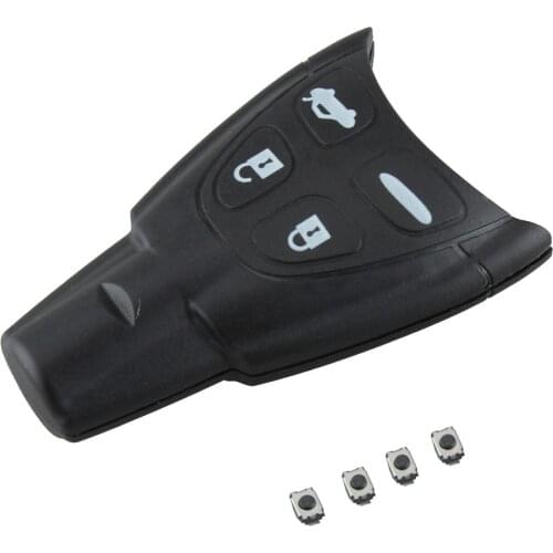 Car Remote Key Fob Case Shell Replacement With CR2032 Battery For SAAB 93 95