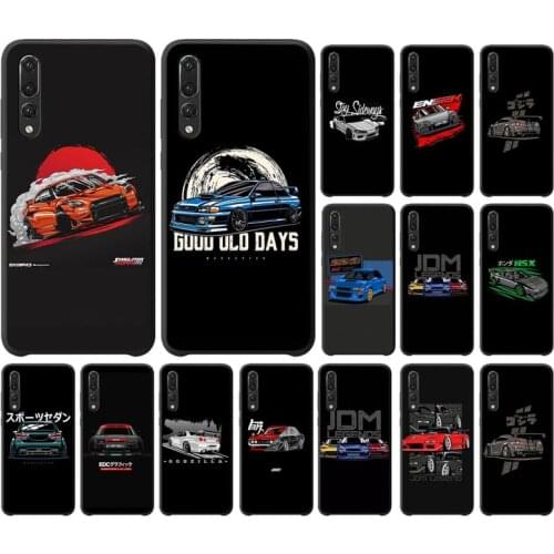 Sports car jdm Phone Case For Huawei P20 P30 P40 lite Pro P Smart 2019