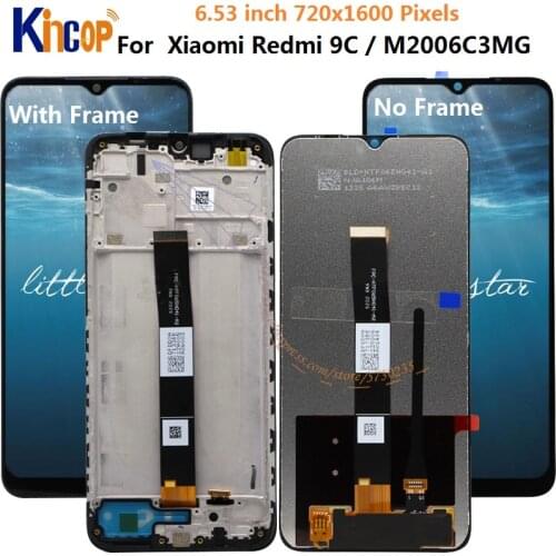 Display For Xiaomi Redmi 9C LCD Display M2006C3MT Touch Screen Digitizer Assembly For Redmi 9C M2006C3MG Display 6.53"