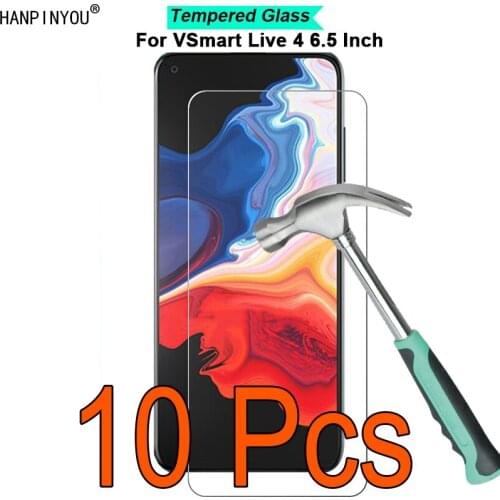 10 Pcs/Lot For VSmart Live 4 Live4 6.5" New 9H Hardness 2.5D Ultra-thin Toughened Tempered Glass Film Screen Protector Guard