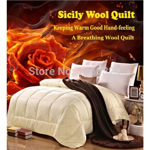 160*210cm solteiro Wool Winter Quilt Autumn Wool Blanket colchas casal Pink Comforter Bedding Sets Full Size Thickening edredom