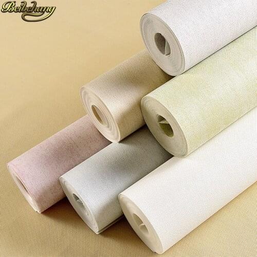 Beibehang papel de parede 3D Modern Non-woven Solid Pure Wallpapers For Living Room Bedroom 3D wall papers home decor decoration