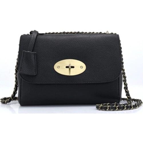 Brand Designer Genuine Cow Leather Women Handbag Chain Strap Fashion Exquisite Design Shoulder Bag Outdoor Ladies Crossbody Bags