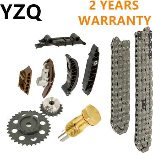 10PCS Engine Timing Chain Tensioner Set For Audi Q7 3.6L For VW Touareg Passat CC 3.6L 03H109503 066109514A 021109469 03H109513B