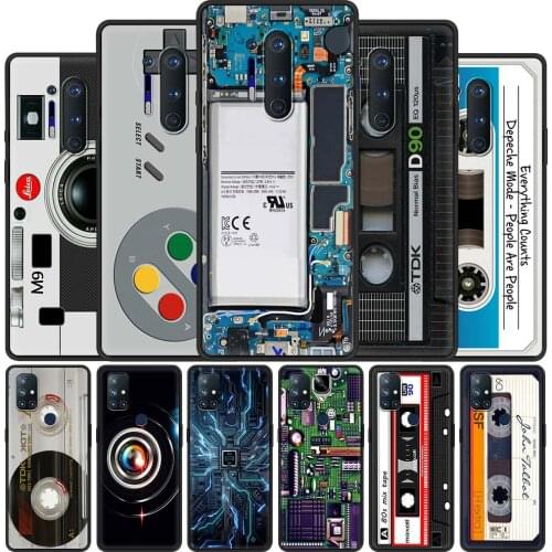 For OnePlus 8 Nord 7Pro Case For One Plus Z N10 5G 8T 7 Pro n100 7T 6T Full Protection Soft Phone Cover Vintage Camera Game Capa