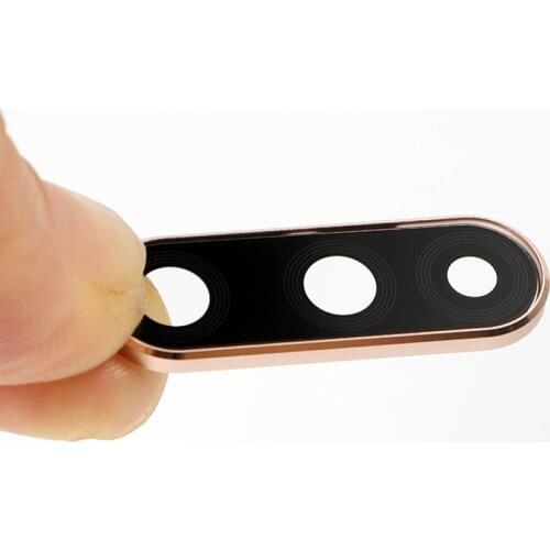 For Xiaomi Mi CC9 / Mi 9 Lite / A3 Lite Camera Lens Glass With Frame Holder Repair Rear Housing Cover Replacement Parts