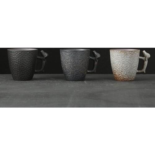 Japanese Style Coarse Pottery TeaCup Ceramic Single Master Cup Single Cup Creative Kung Fu Tea Set Small Tea Cup Tea Bowl Mug