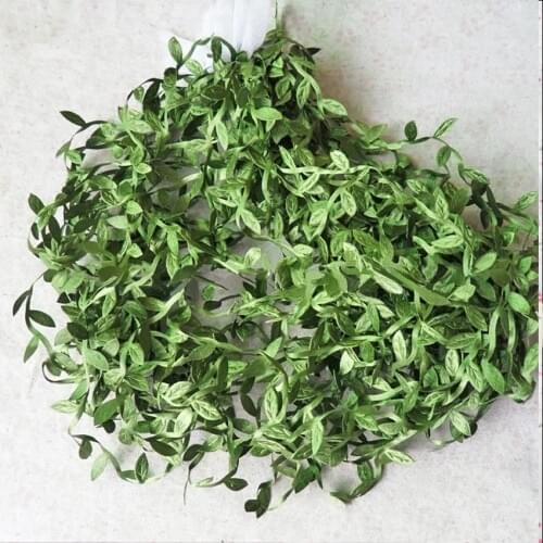 30meters,High Quality Fake Fabric Green Rattan Leaves Artificial Silk Ivy Vine,DIY garland accessories,Party Decoration supplies