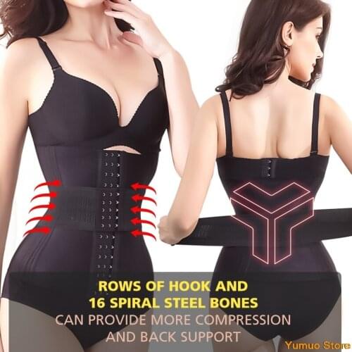 Girdle ThermoWaist Trainer Body Shaper Sweat Waist Trainer Girdle Corset Women Tummy Shapewear Fat Body ShaperWomenWaste Trainer