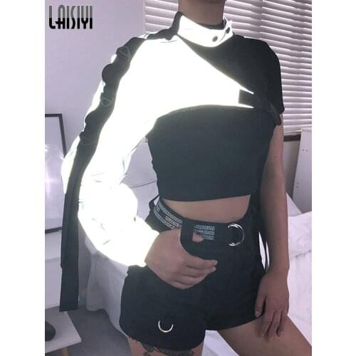 Женские шелковые футболки LAISIYI China At AliExpress