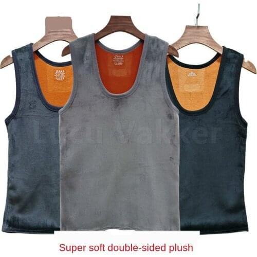 Mens thermal shirt Heat Vest Thermal Underwear Men Thick Warm Slim Vest Tops Autumn Winter termica Comfortable Underwear tutku