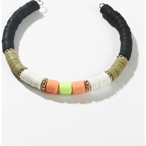 2020 New polymer clay Bohemian beach Soft Ceramic cuff bracelets & bangles