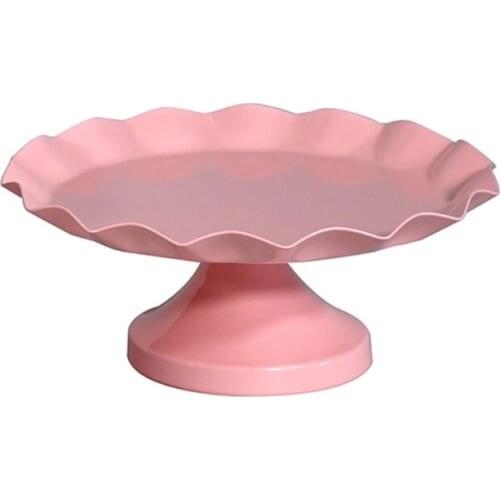 Set of 1 Cake Stand Metal Dessert Holder Table Cake Tray Christmas Birthday Party Macaron Cupcake Rack Stand for Wedding