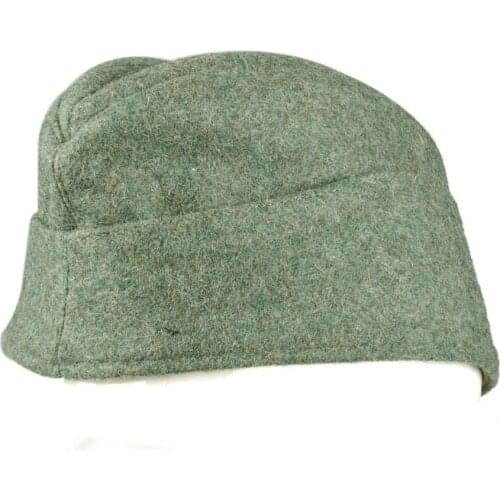 WWII GERMAN EM ENLISTED MAN PANZER WOOL GARRISON CAP Military WW2