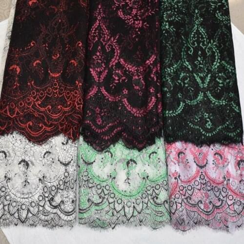 2020 NEW arrival eyelash french dress lace fabric elegant design! chantilly lace European style lace