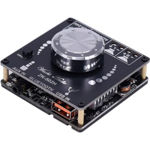 2X50W TPA3116D2 Audio Amplifier Board Stereo Bluetooth 10W-100W Hifi Class D Digital TPA3116 USB Sound Card Music AMP