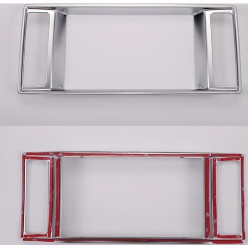 Fit For Jaguar XE X760 2015 2016 Auto Car Dashboard Console Navigation GPS Frame Decor Trim Styling Sticker Car-covers