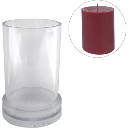DIY Candle Making Mould Plastic Cylinder Shape Soap Mold Tool For Candle Making Craft