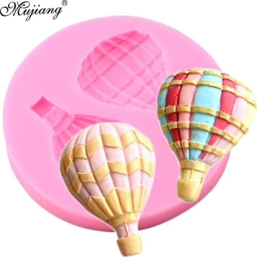 Hot Air Balloon Fondant Cake Silicone Mold Christmas Candy Chocolate Gumpaste Mould Cake Decoration Tools DIY Cookie Baking