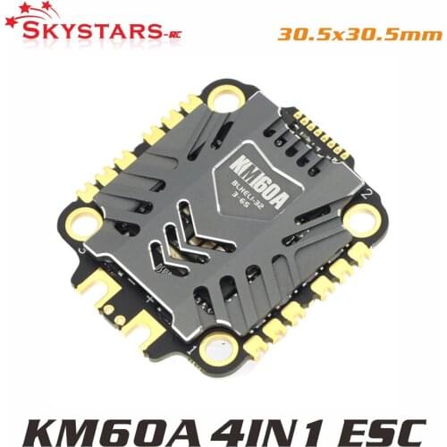 SKYSTARS 60A 3-6S 4in1 ESC BLHeli-32 ESC Speed Controller Board Dshot600 DShot1200 Lipo for FPV Racing Quadcopter