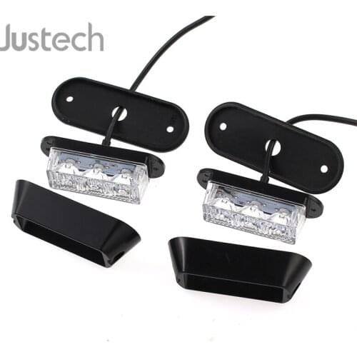 Justech Amber Strobe Flashing Lights Recovery Car Truck Breakdown Lorry Lamps 12V/24V for Lorry/Truck/Van/Trailer