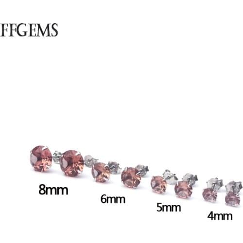 FFGems Classic Zultanite Earring Sterling 925 Silver Created Diaspore Color Change Fine Jewelry For Women Wedding Party Gift Box