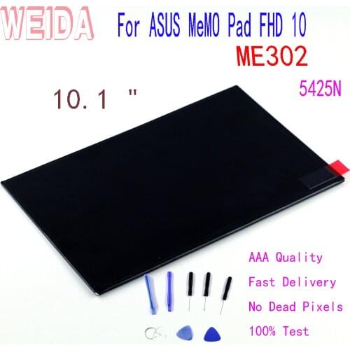 10.1 " For ASUS MeMO Pad FHD 10 ME302 ME302C 5425 5425N K00A LCD Display Touch Screen Digitizer Replacement Part ME302KL K005