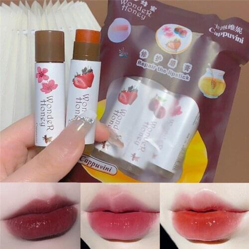 3pcs/set Natural Fruit Extract Tinted Lip Balm Anti-cracking Multifunctional Fruit Moisturizing Hydrating Long Lasting Lip Balm