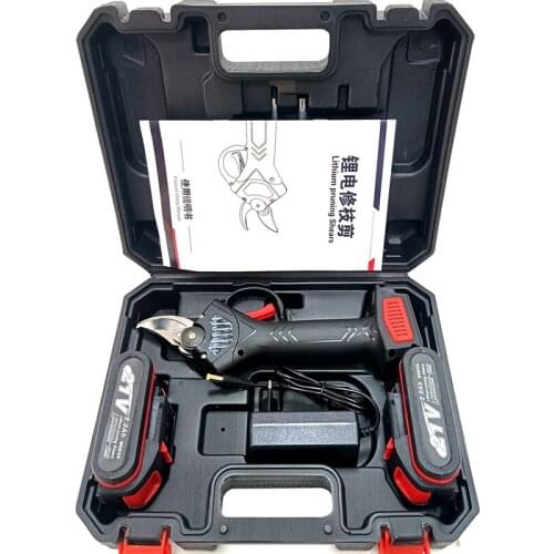 Good Quality 30mm Cordless Powered Garden Tree electric scissors Pruner Electric Pruning shears