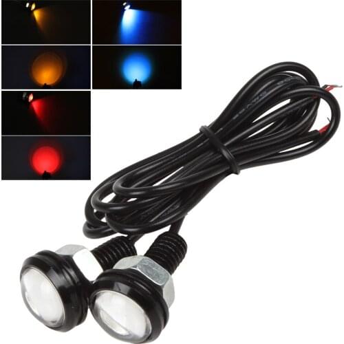 2Pcs 18W Car Styling LED Eagle Eye DRL Daytime Running Lights 12V Brake Backup Reversing Parking Signal Automobiles Lamp