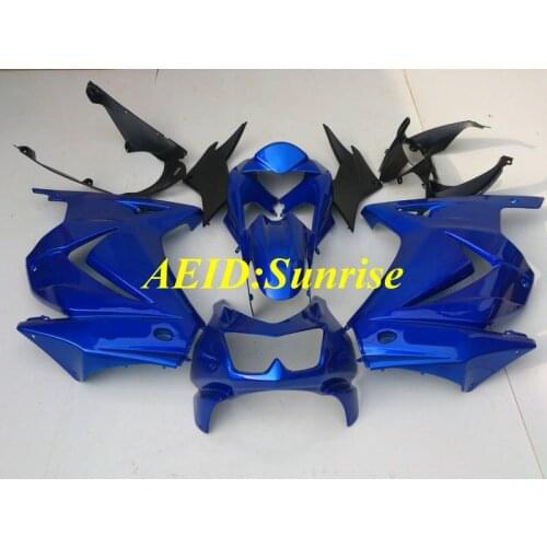 Injection mold Fairing kit for KAWASAKI Ninja ZX250R 08 09 10 12 ZX 250R EX250 2008 2012 ABS New blue Fairings set+gifts KF36