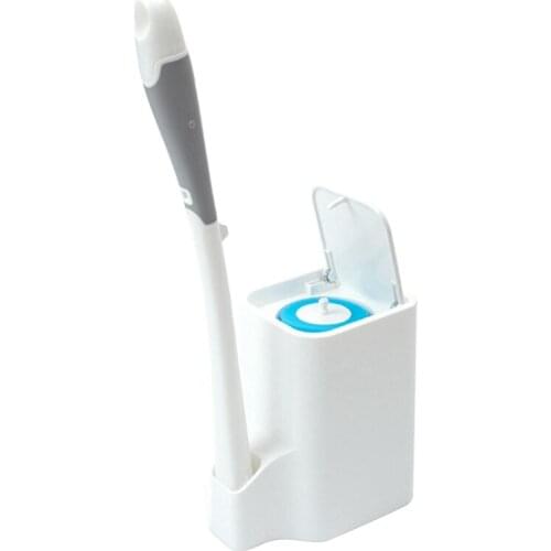 Disposable Toilet Brush Cleaning No Dead Angle Flushing Toilet Brush Household Bathroom Disposable Cleaning Artifact Set